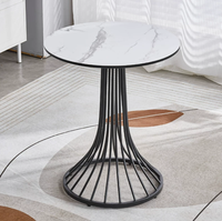 Table basse mobile de luxe personnalisée pour la maison, table d'appoint de salon, petite table ronde pour canapé