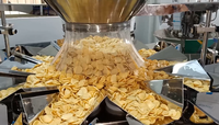 Machine de pesage alimentaire automatique multi-têtes pour les chips de pommes de terre, les nuggets de poulet, les collations avec emballage en sacs/pochettes/caisses