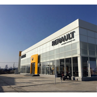 Estructura de Acero Comercial Ligera para Salas de Exposiciones, Construcción con Vigas Sólidas en Forma de H Soldadas, Acero Q235B/Q345B Prefabricado