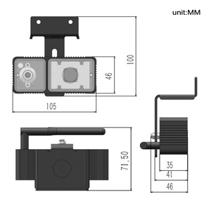 Lampes laser de signalisation de zone dangereuse rouge/verte à prix d'usine avec caméra, lampes laser pour chariot élévateur - Product Image 5