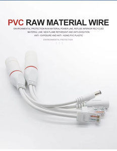 Không thấm nước thụ động điện qua ethernet Splitter phun 12V 10/100Mbps RJ45 Cáp tách cho IP CCTV Camera Wifi <span class=keywords><strong>Router</strong></span> NVR - Product Image 5