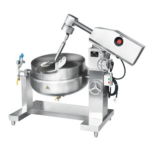 Wok de sauté inclinable économe en énergie pour la cuisine centrale, agitation automatique et décharge hydraulique inclinable - Product Image 2