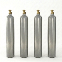 Cilindro de Gas de Kriptón Kr/Xe/Ne de Alta Pureza (99.999%) Kaimei, Mezcla de Gases Industriales, Grado Semiconductores/Electrónico, 47L, 150 Bar, CGA580