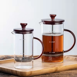 Offre Spéciale 400 ML verre Borosilicate presse française cafetière accessoires de <span class=keywords><strong>cuisine</strong></span> portables pour thé café jus Offre Spéciale <span class=keywords><strong>cuisine</strong></span> - Product Image 5