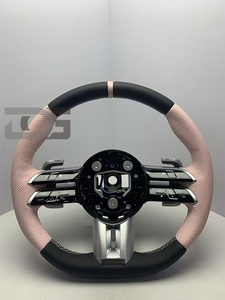Volant de voiture pour Mercedes Benz CLS <span class=keywords><strong>500</strong></span> W462 G500 G350 G63 G55 W212 CL55 W219 CLS55, volant en cuir, accessoires de voiture - Product Image 5