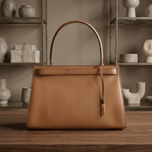 Bolso de Mano de Cuero Genuino para Mujer, Regalo de Boda Perfecto para Amigas, con Cierre, Dos Correas, Correa Cruzada, Tamaño Personalizado, Duradero - Product Image 4