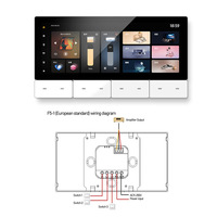 Sheng Qiong 6 inç IPS Android Akıllı Ev Sistemi WiFi/BLE/Zigbee Ağ Geçidi Dokunmatik Ekran Duvar Kontrol Paneli Bar Tasarım Uygulama Kontrolü