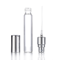 Flacon de parfum en verre rond vide de luxe rechargeable personnalisé de 2 ml, 3 ml, 5 ml, 8 ml, 10 ml, 15 ml, pour échantillon d'huile de parfum