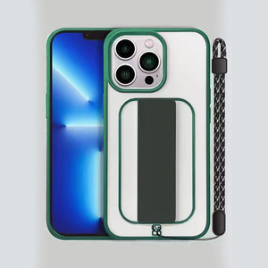 Bán Buôn Mạ Mờ Bảo Vệ Di Động Với Dây Đeo Bên Hông Vỏ Điện Thoại Cho <span class=keywords><strong>Iphone</strong></span> 11 12 13 Pro Max - Product Image 2