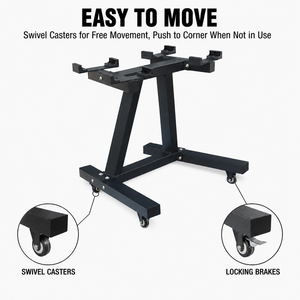 Support <span class=keywords><strong>de</strong></span> rangement réglable en hauteur pour haltères avec plateau multi-niveaux et fentes pour haltères, idéal pour l'entraînement <span class=keywords><strong>de</strong></span> force à domicile - Product Image 3