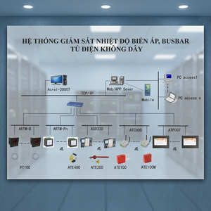 ระบบตรวจสอบอุณหภูมิบัสบาร์ด้วยเซ็นเซอร์ PT100 รองรับ RS485/Modbus RTU แจ้งเตือนแบบเรียลไทม์ - ตู้ไฟฟ้าจากเวียดนาม - Product Image 1