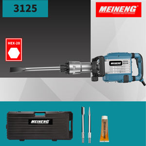 Martelo Demolidor Elétrico Industrial Amarelo 3125, Broca Jackhammer, Quebra-Concreto 220V 2300W DIY 50Hz - Product Image 3