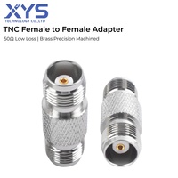 Adaptateur coaxial RF droit TNC femelle-femelle, connecteur traversant double femelle TNC en série 50Ω pour GPS