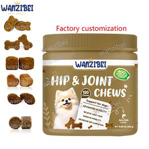 Suplemento de salud para mascotas con etiqueta privada personalizada, masticables avanzados para el cuidado diario de las articulaciones y la cadera del perro con tratamiento MSM para aliviar el dolor articular - Product Image 1