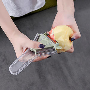 Éplucheur de légumes multifonction en plastique PP, couteau à éplucher les pommes, râpe à melon, pour éplucher les fruits et les pommes de terre - Product Image 5