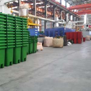 Contenedor de almacenamiento y reciclaje temporal de interior pequeño 50L <span class=keywords><strong>13</strong></span> galones con cuatro ruedas - Product Image 3