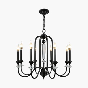 Lámpara Colgante de Lujo Americana de Cobre para Interiores, Sala de Estar, Comedor, Dormitorio, Villa, Tienda de Ropa - Product Image 2