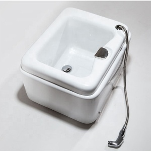 Cuenco de pedicura con reposapiés para masaje de pies de salón de uñas de alta calidad con reposapiés, silla de pedicura de Spa con cuenco - Product Image 1