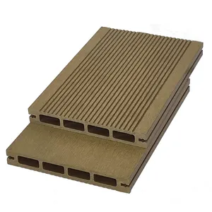 Prix d'usine bon marché plancher solide Extrusion Co WPC Decking