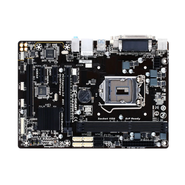 GIGABYTE GA-B85M-D3V-A B New Intel 4th Gen LGA1150 DDR3 16GB DDR3 Micro-ATX Desktop Motherboard