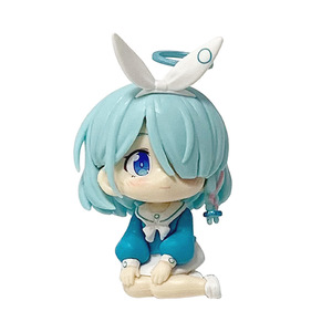 Figura de <span class=keywords><strong>Anime</strong></span> de 7 cm, Estilo Q, Chica Linda, Arona Plana, Linda Figura de <span class=keywords><strong>Anime</strong></span> Sentada, Modelo Coleccionable de Belleza - Product Image 3