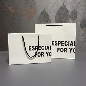 Biểu Tượng Tùy Chỉnh Thiết Kế Sang Trọng Túi Giấy Quà Tặng Bao Bì Túi Mua Sắm Túi Giấy Với <span class=keywords><strong>Ribbon</strong></span> Xử Lý - Product Image 5