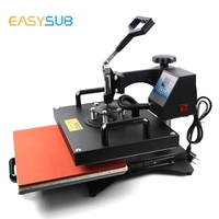 Combo Flat Multifunctionele Warmtepers Transfermachine T-shirt 5-in-1 Warmtepersmachine