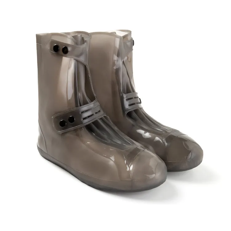 2019 قابل للغسل رخيصة PVC قابلة للطي أحذية المطر غطاء