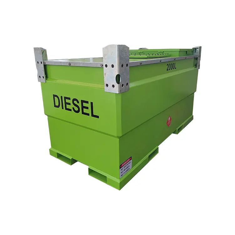 Portable Fuel Oil Diesel Tank with Pump 1000-10000L Mobile Fuel Station For Agriculture Refueling