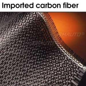 Pour Subaru Forester 2016 2017 2018, couvre-volant en fibre de carbone véritable, garniture de moulage intérieur, autocollant décoratif, accessoires de voiture - Product Image 4