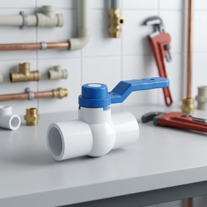 Robinet à bille en plastique haute performance et durable à longue poignée pour la gestion de l'eau en plomberie et les applications industrielles de conduites - Product Image 3