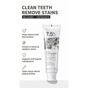<span class=keywords><strong>Pasta</strong></span> Dental Natural Herba Repair, Remineralizante con Nano Hidroxiapatita, Limpieza Profunda, Blanqueamiento Dental - Product Image 6