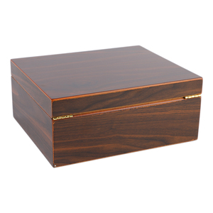 high gloss dull yellow wood cigar humidor cabinet cigar box