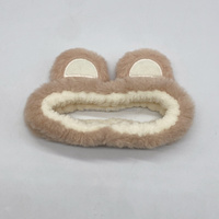 Nouveau Bandeau de Spa Double Face en Flanelle Douce Antidérapant avec Oreilles d'Ours Mignonnes pour Femmes et Filles, Idéal pour le Maquillage et le Lavage du Visage, Taille Unique