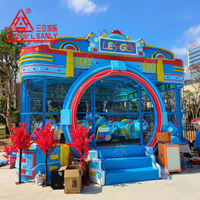 Nouveauté 2026 : Équipement d'attraction de divertissement pour parcs d'attractions et de thème, pour enfants, modèle Voiture à balles pulvérisatrices Happy Spray Ball, en acier, CE, extérieur