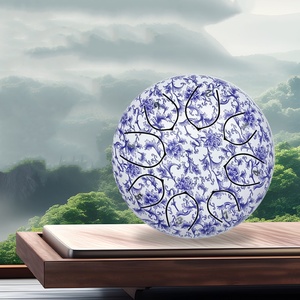 Tambour à langue en acier de haute qualité de 6 pouces à 8 tons avec divers motifs, tambour à main - Product Image 2