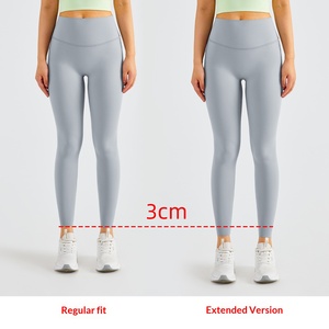 Pantalones de Yoga NUF Sólidos para Control de Abdomen, Cintura Alta, Largo hasta el Tobillo, para Mujer, Pilates, Fitness - Product Image 2