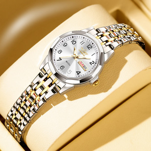 Reloj - Un pequeño reloj de cuarzo con forma de diamante, de nicho, lujoso, exquisito y moderno para damas. - Product Image 4