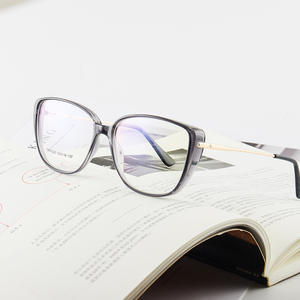 Lunettes de vue carrées Cat Eye Tr90 87020 unisexes, monture intégrale, protection anti-lumière bleue - Product Image 2