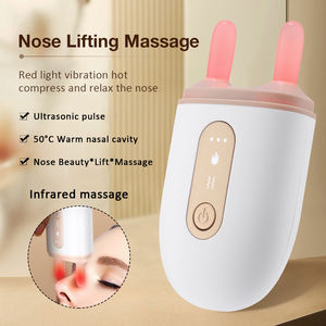 Aquecimento elétrico Vibração Jade Nose Bridge Massagem Dispositivo Pescoço Rosto Levantamento Gua Sha Board Olho e Nariz Massageador - Product Image 2