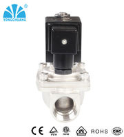 Katup Solenoid Piston Baja Tahan Karat YCPS31 Pengontrol Minyak, Air Panas, dan Uap Sistem Angkat Langsung