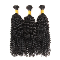Cheveux pré-gonflés DX400 Springy Afro Twist 1B Marley Hair, torsadés, style Kinky Cuban Twist, pour crochet, pré-séparés, en vrac