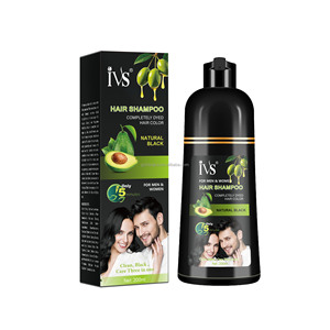 שמפו צבע לשיער בצבע חום כהה, צבע אבוקדו צבעוני, עדין, לא מגרה, קבוע, לגברים ונשים - Product Image 5