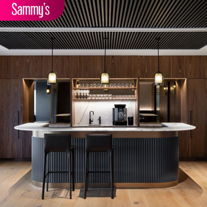 Sammy của Châu Âu-Phong Cách Hiện Đại Tủ Bếp Lớn Có Độ Bóng Cao Tủ Bếp Bộ Tùy Chỉnh MDF Carcase Cho Phòng Ăn - Product Image 2