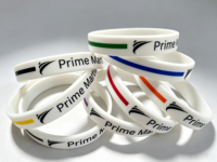 Bracelet en silicone personnalisé avec logo, sérigraphié, en caoutchouc, promotionnel, en gros, pour événements et cadeaux