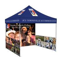 Tente pliante promotionnelle 3x3 personnalisée pour événements, auvent publicitaire, chapiteau de mariage, gazebo, tente de stand d'exposition