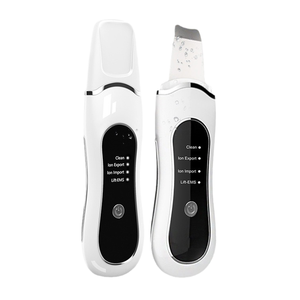 Waterproof Ultrasonic Skin Scrubber ABS Stainless Steel Face Spatula Facial Peeling <b>Pore</b> <b>Cleaner</b> - Product Image 1