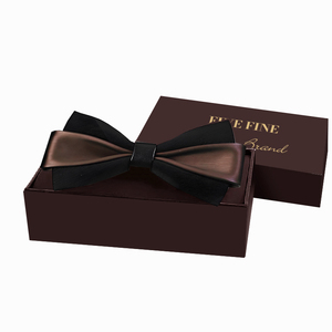 Emballage de boîte à cravate en carton noir pour hommes avec logo personnalisé coffrets cadeaux de coffrets à cravate pour hommes boîtes en papier de qualité supérieure - Product Image 2