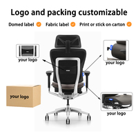 Chaise de bureau exécutive ergonomique en cuir moderne à dossier haut, base en aluminium, cadre en plastique, chaise de bureau à domicile de haute qualité, OEM