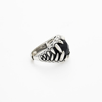 Bague en argent sterling 2020 et Offre Spéciale pour homme, anneau à tige ouverte, pierre précieuse Antique